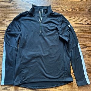 Black Under Armour Quarter Zip